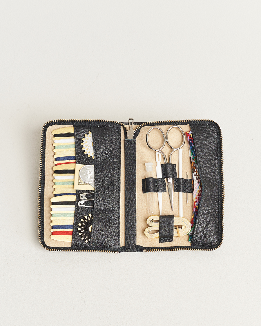 Homme | Pour La Maison | F. Hammann | Travel Sewing Set Black