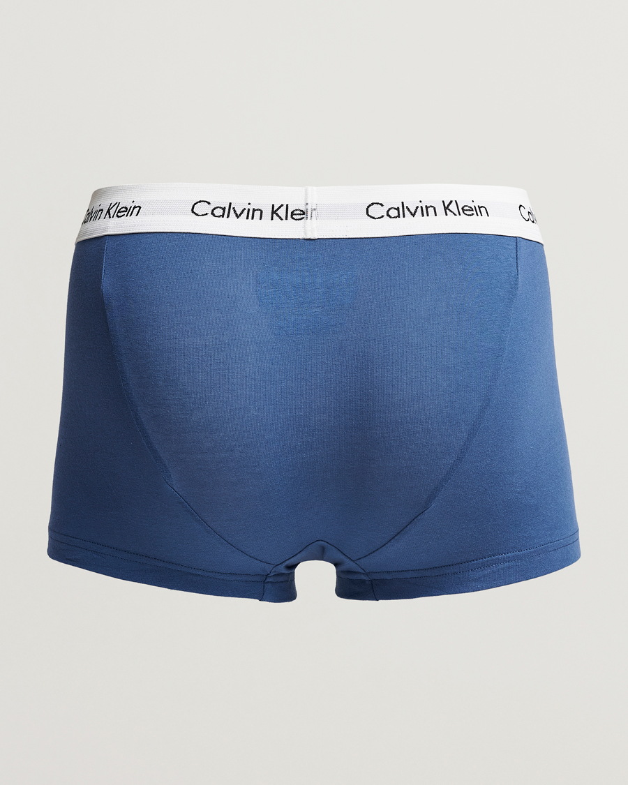 Homme | Sous-Vêtements Et Chaussettes | Calvin Klein | Cotton Stretch 3-Pack Low Rise Trunk Red/Sky/Blue
