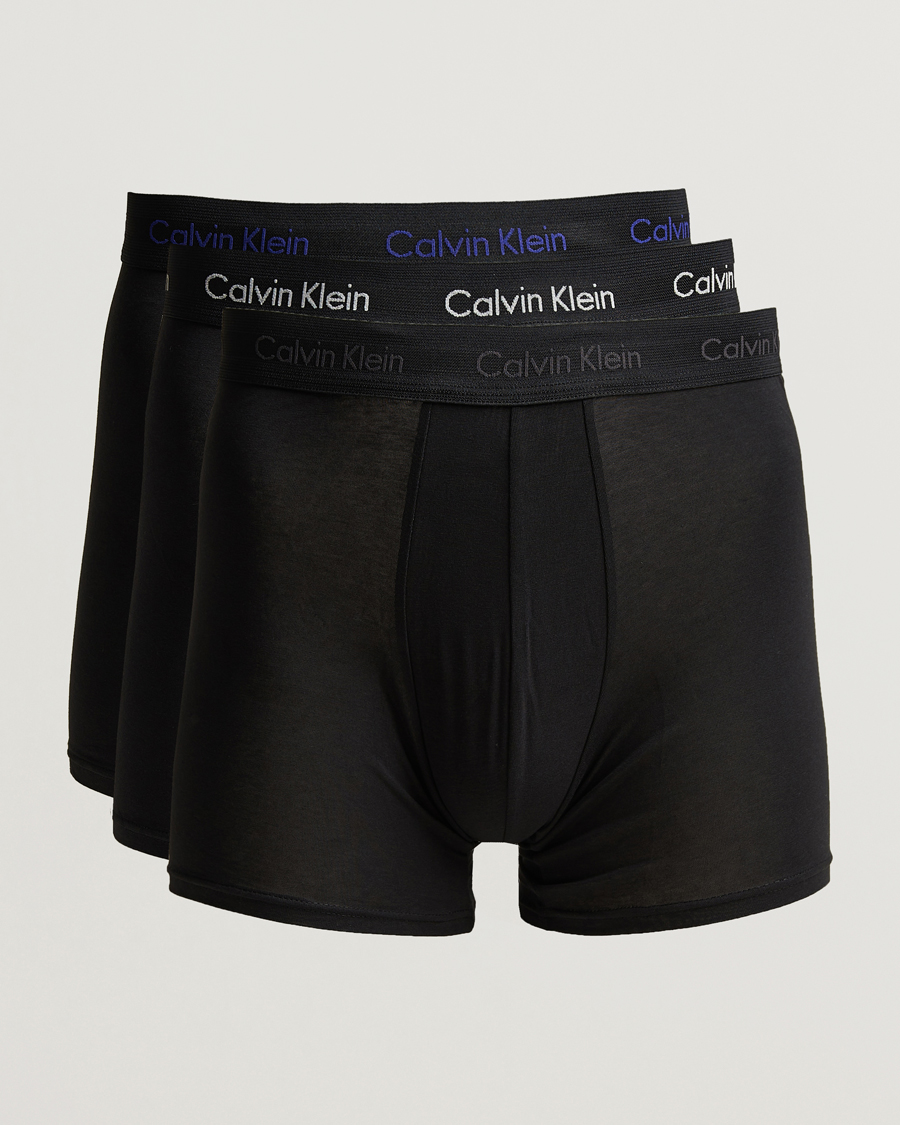 Homme | Sous-Vêtements Et Chaussettes | Calvin Klein | Cotton Stretch 3-Pack Boxer Brief Black