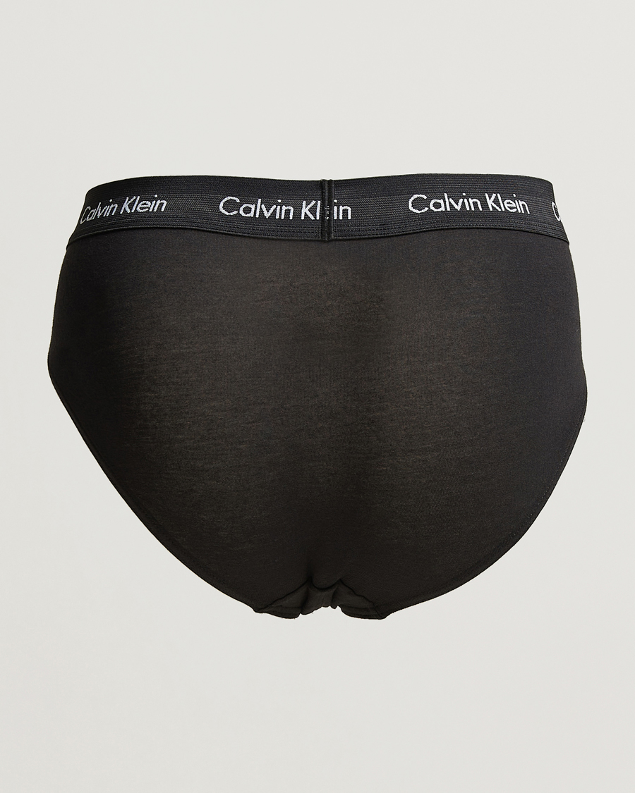Homme | Sous-Vêtements Et Chaussettes | Calvin Klein | Cotton Stretch Hip Breif 3-Pack Black/Port Red/Grey