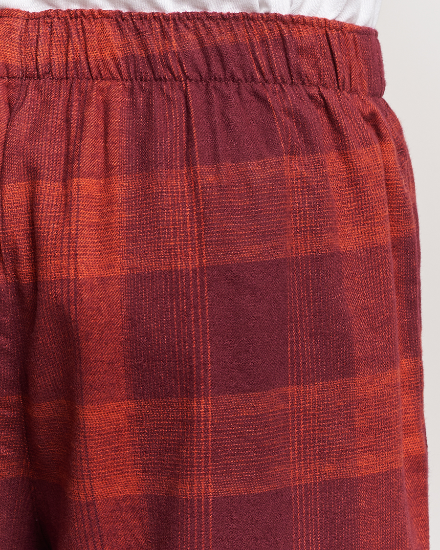 Homme | Peignoirs Et Pyjamas | Calvin Klein | Cotton Checked Pyjama Set Red