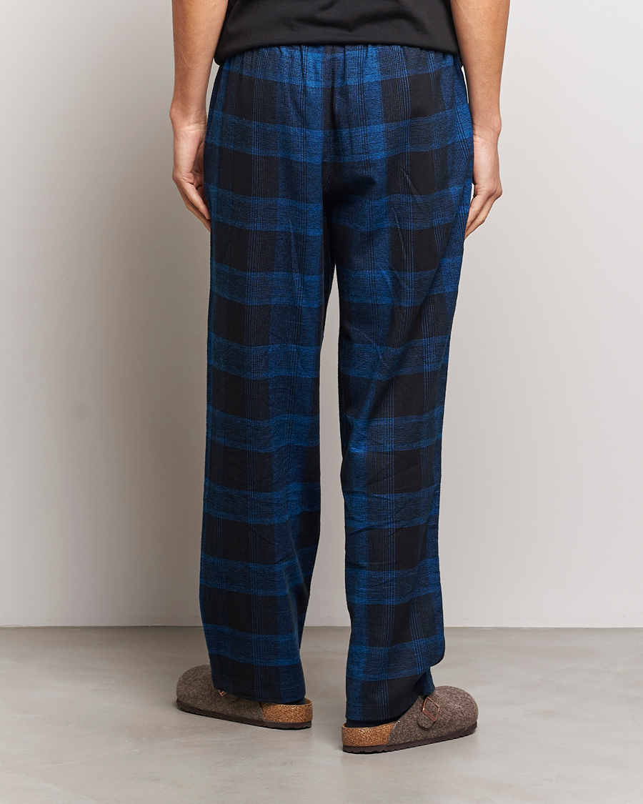 Homme | Peignoirs Et Pyjamas | Calvin Klein | Flannel Pyjama Pants Black/Blue