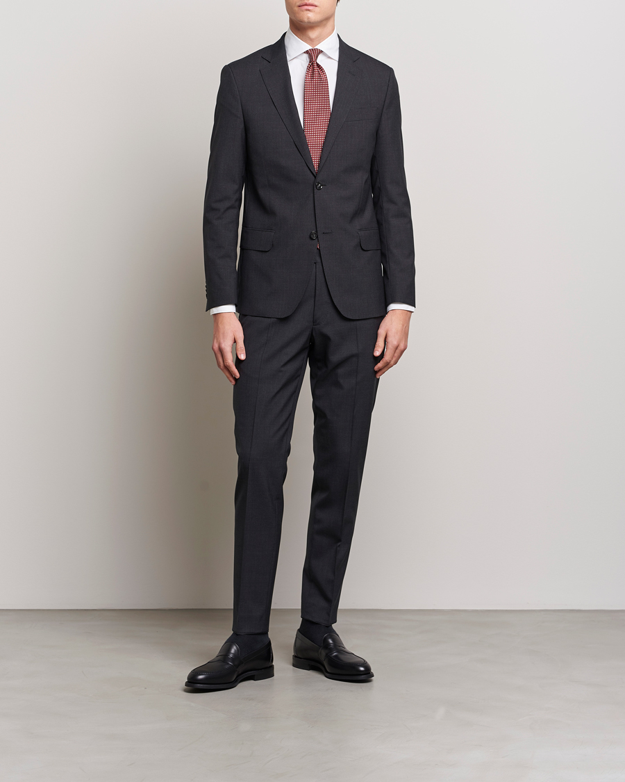 Homme | Blazers | Oscar Jacobson | Edmund Wool Blazer Grey