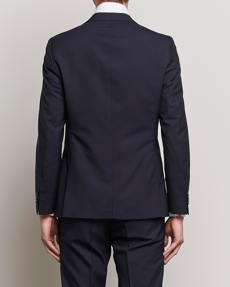 Homme | Blazers | Oscar Jacobson | Edmund Wool Blazer Navy