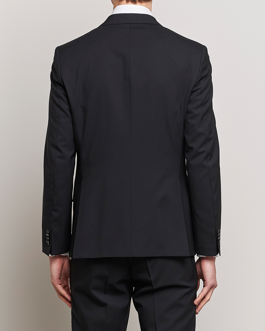 Homme | Blazers | Oscar Jacobson | Edmund Wool Blazer Black