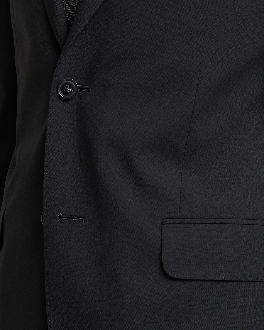 Homme | Blazers | Oscar Jacobson | Edmund Wool Blazer Black