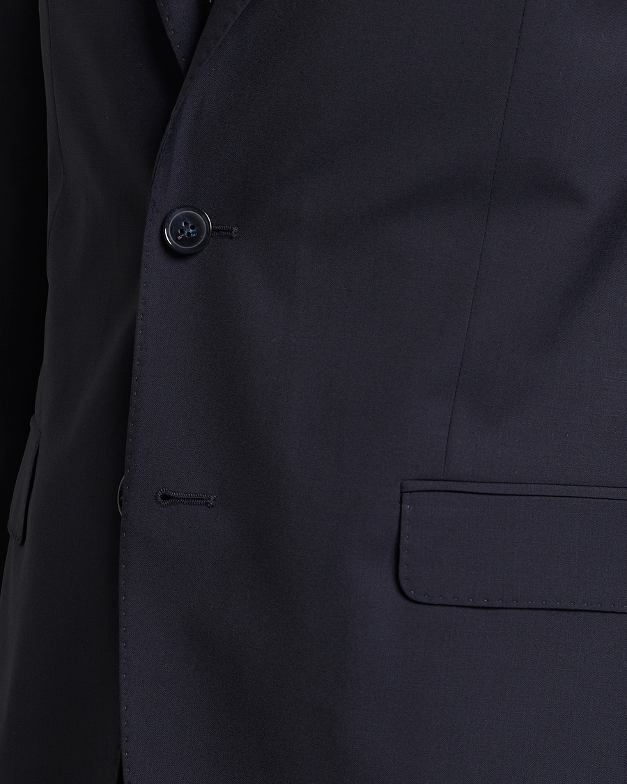 Homme | Blazers | Oscar Jacobson | Falk Wool Blazer Navy