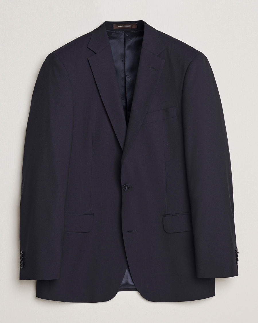 Homme | Blazers | Oscar Jacobson | Joel Wool Blazer Navy