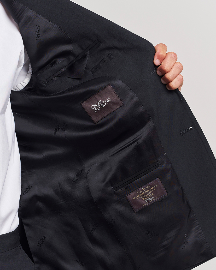 Homme | Blazers | Oscar Jacobson | Joel Wool Blazer Navy