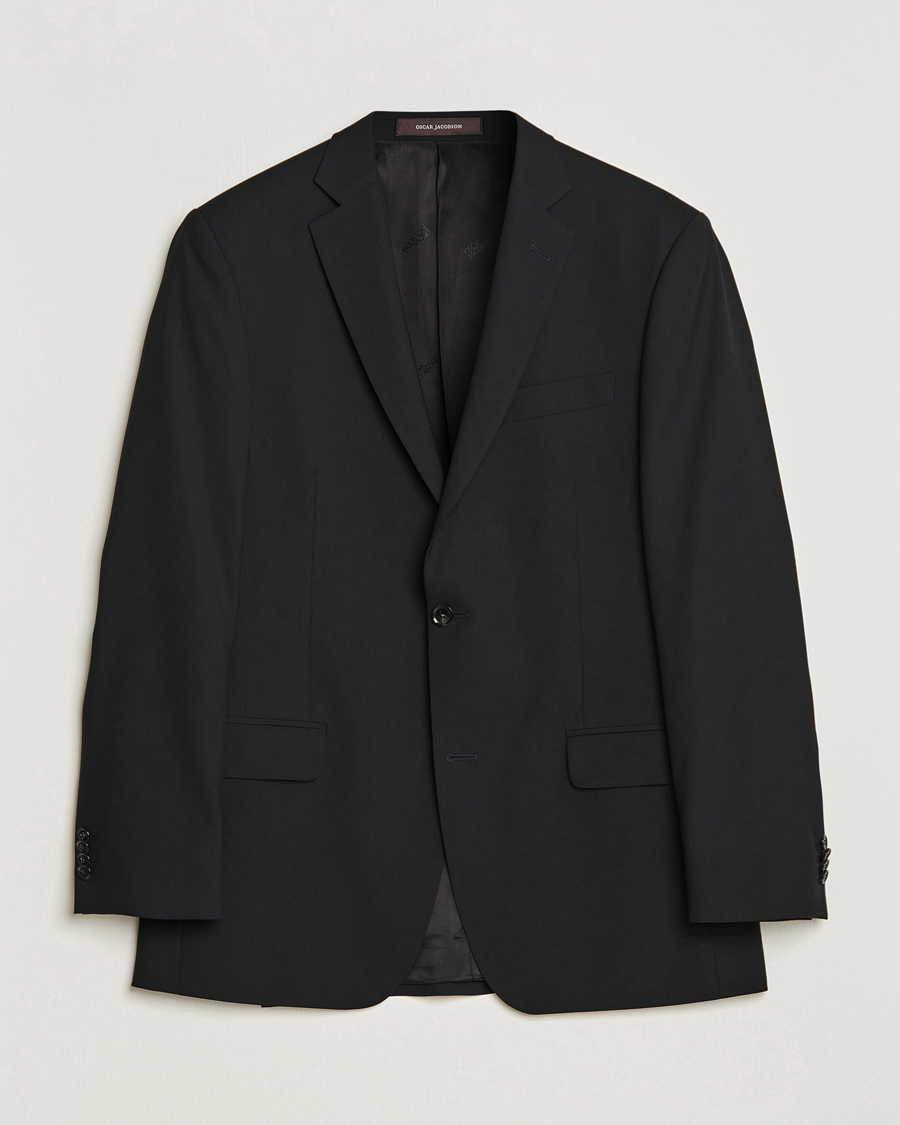 Homme | Blazers | Oscar Jacobson | Joel Wool Blazer Black