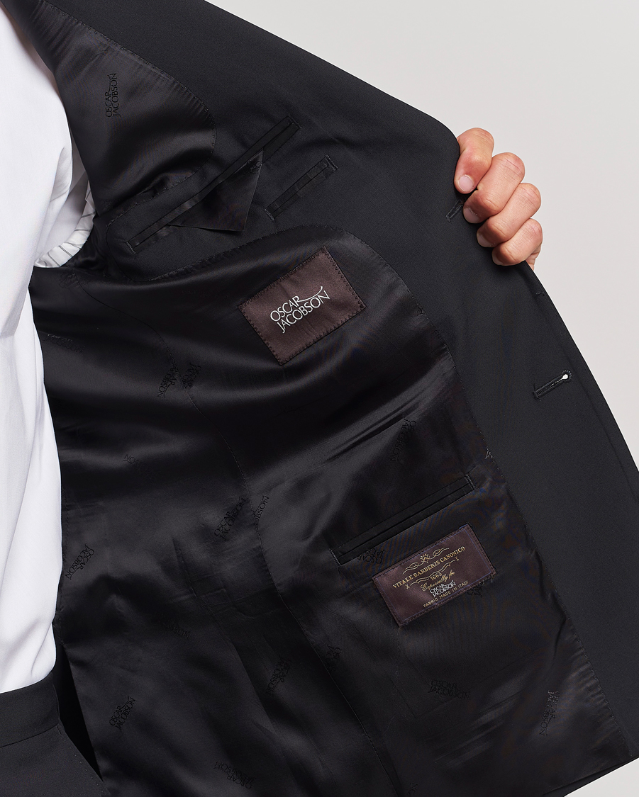 Homme | Blazers | Oscar Jacobson | Joel Wool Blazer Black