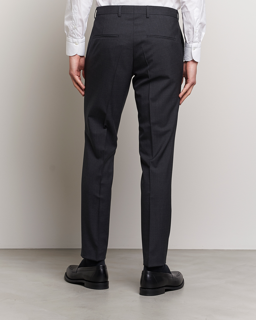 Homme | Pantalons | Oscar Jacobson | Denz Wool Trousers Grey
