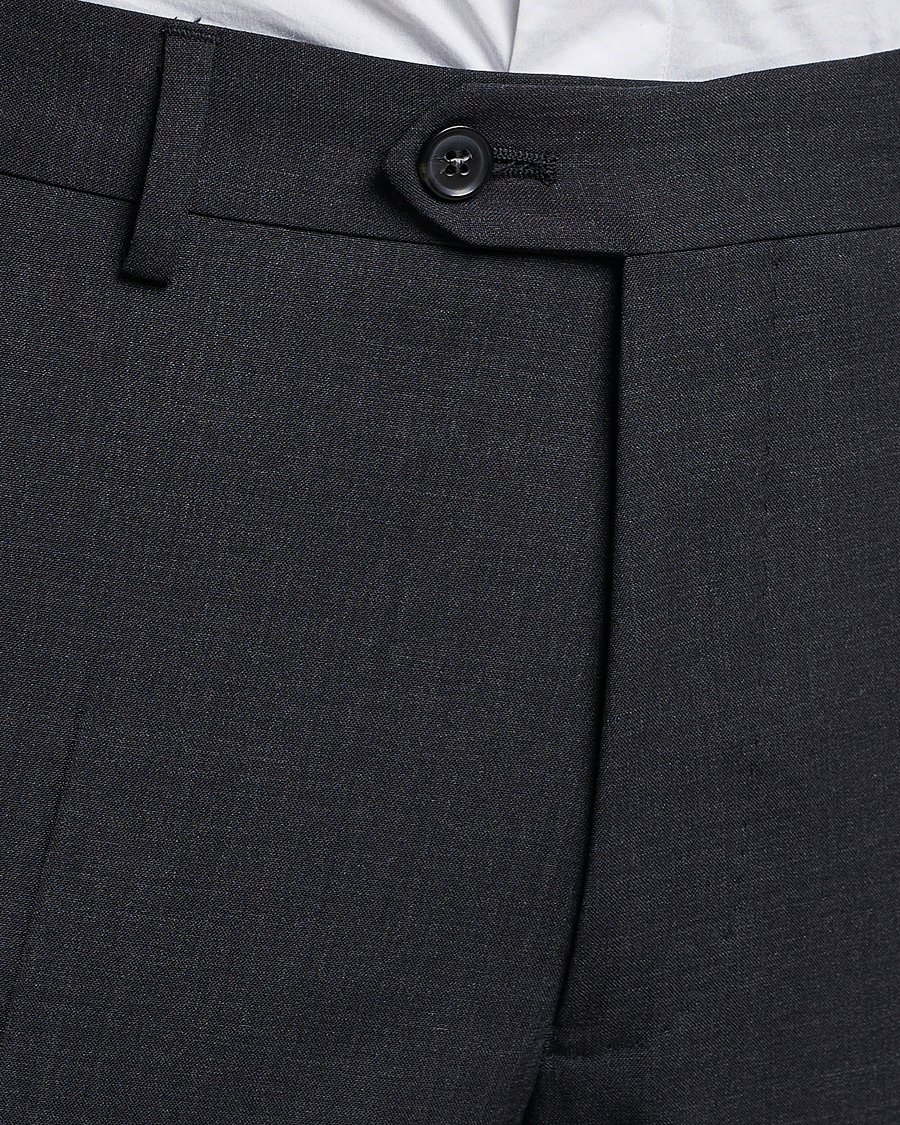 Homme | Pantalons | Oscar Jacobson | Denz Wool Trousers Grey