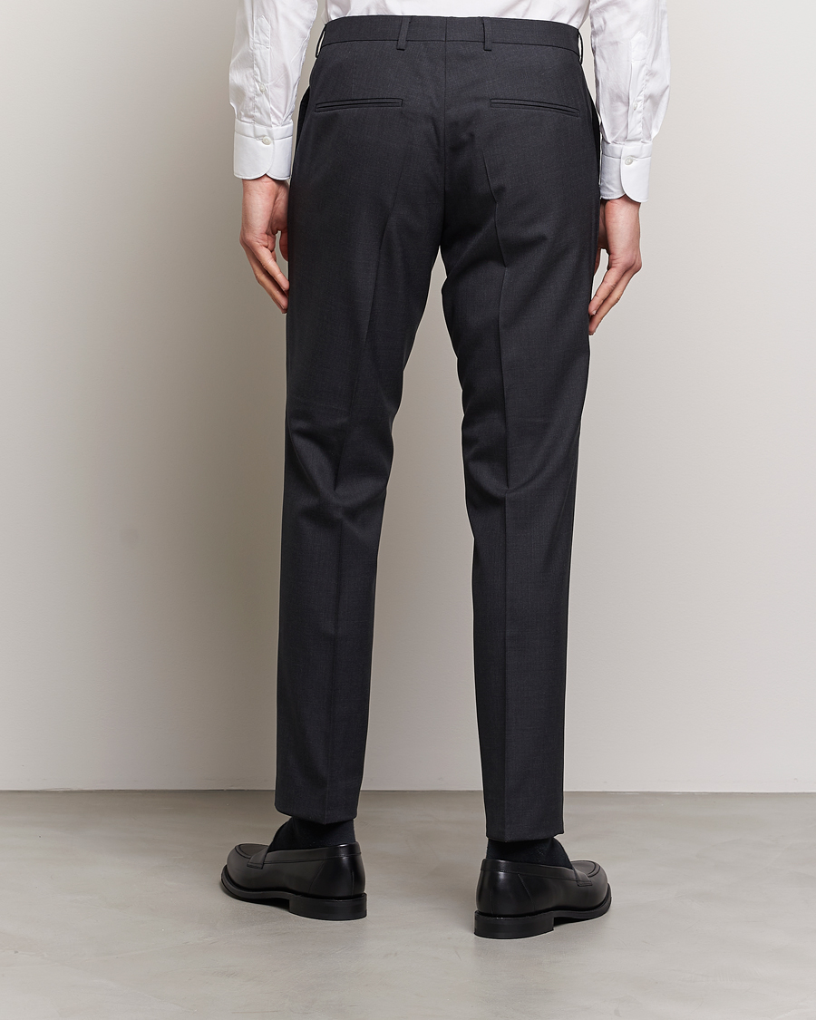 Homme | Pantalons | Oscar Jacobson | Diego Wool Trousers Grey