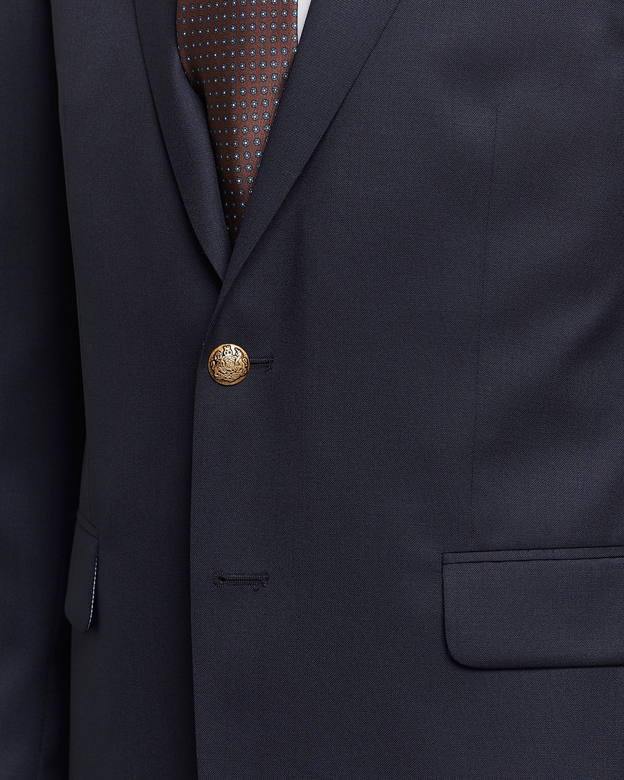Homme | Blazers | Oscar Jacobson | John Club Wool Blazer Navy