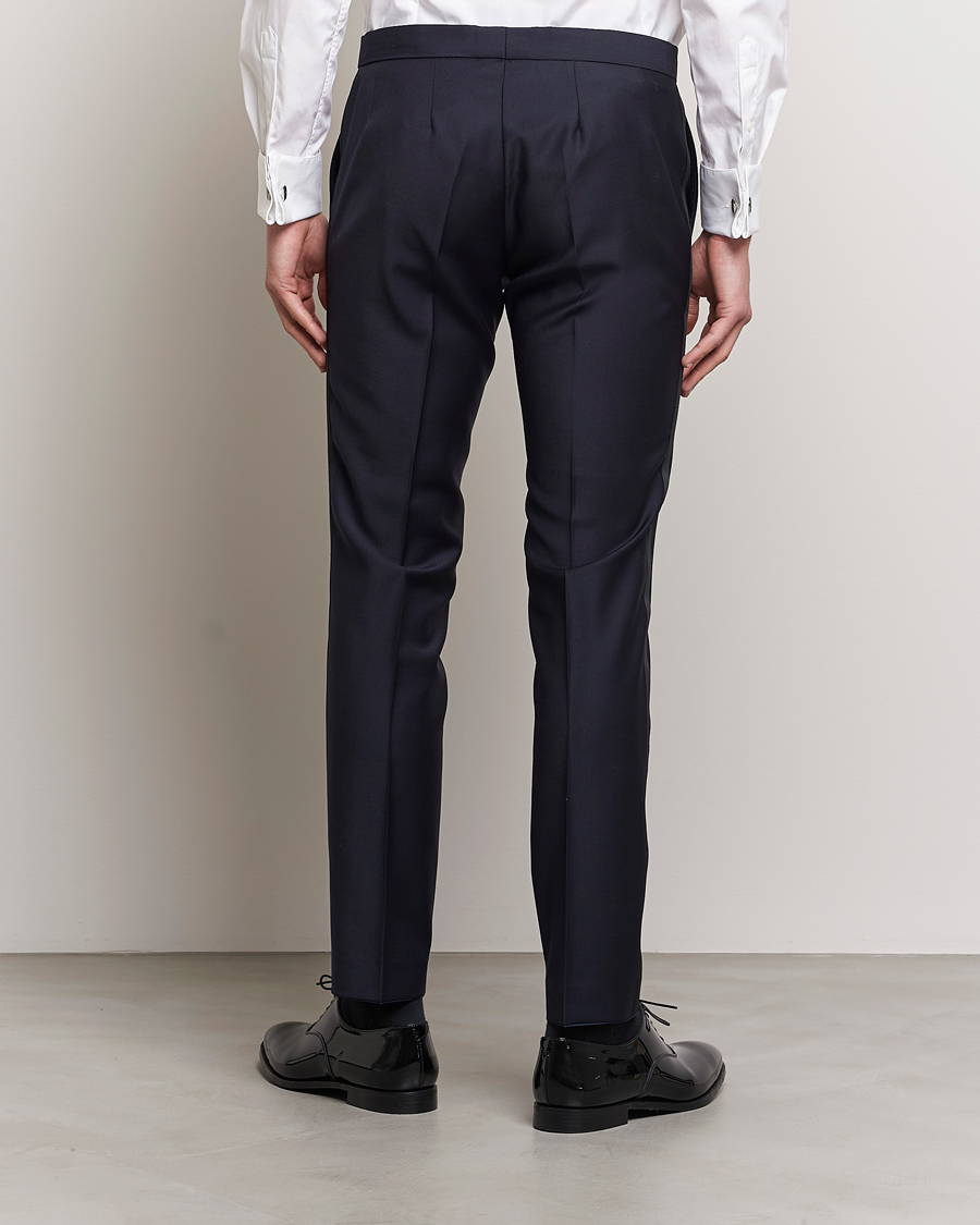 Homme | Pantalons | Oscar Jacobson | Duke Wool Trousers Navy