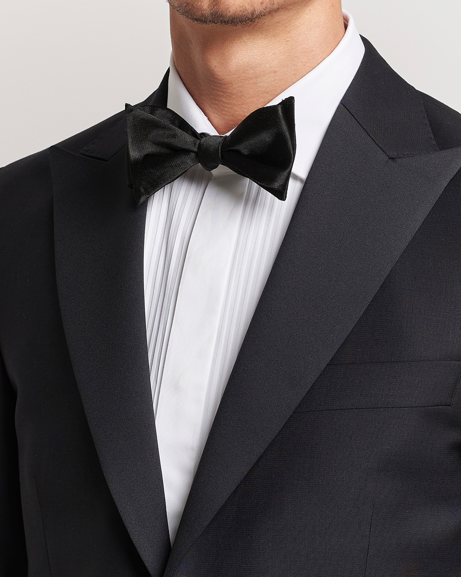 Homme | Cravate Noire | Oscar Jacobson | Bow Tie, Self Tie Black