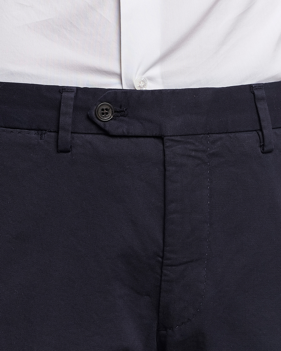 Homme | Pantalons | Oscar Jacobson | Danwick Cotton Trousers Navy