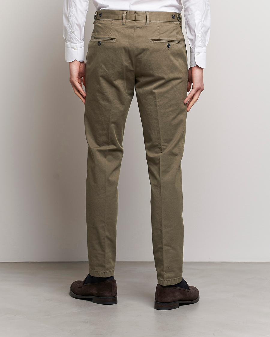 Homme | Pantalons | Oscar Jacobson | Danwick Cotton Trousers Olive