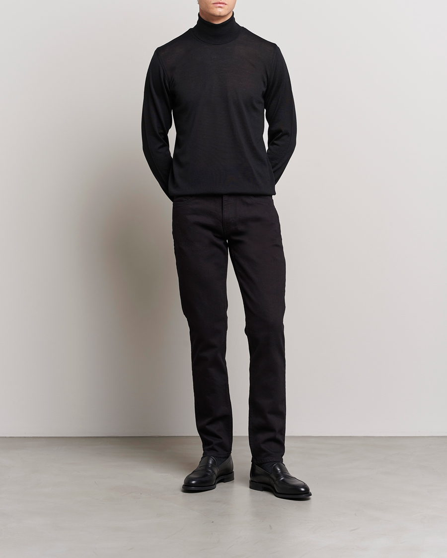 Homme | Jeans | Oscar Jacobson | Albert Cotton Stretch Jeans Black