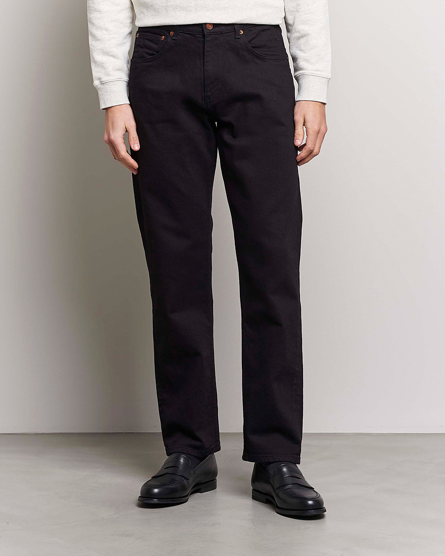 Homme | Jeans Noirs | Oscar Jacobson | Johan Cotton Stretch Jeans Black