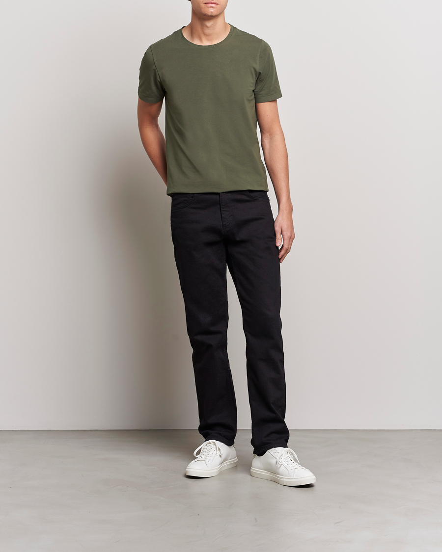 Homme | T-shirts | Oscar Jacobson | Kyran Cotton T-shirt S-S Green