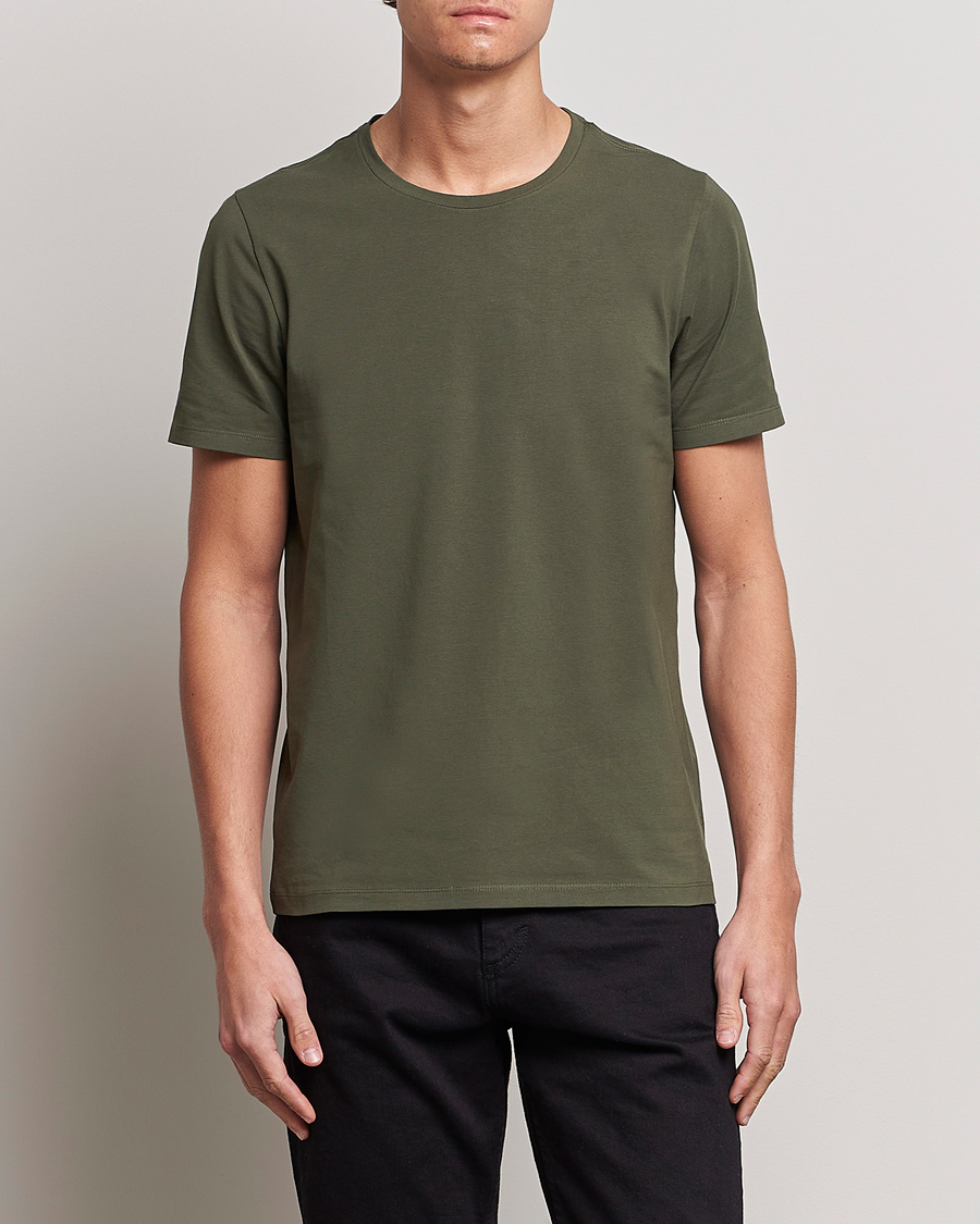 Homme |  | Oscar Jacobson | Kyran Cotton T-shirt S-S Green