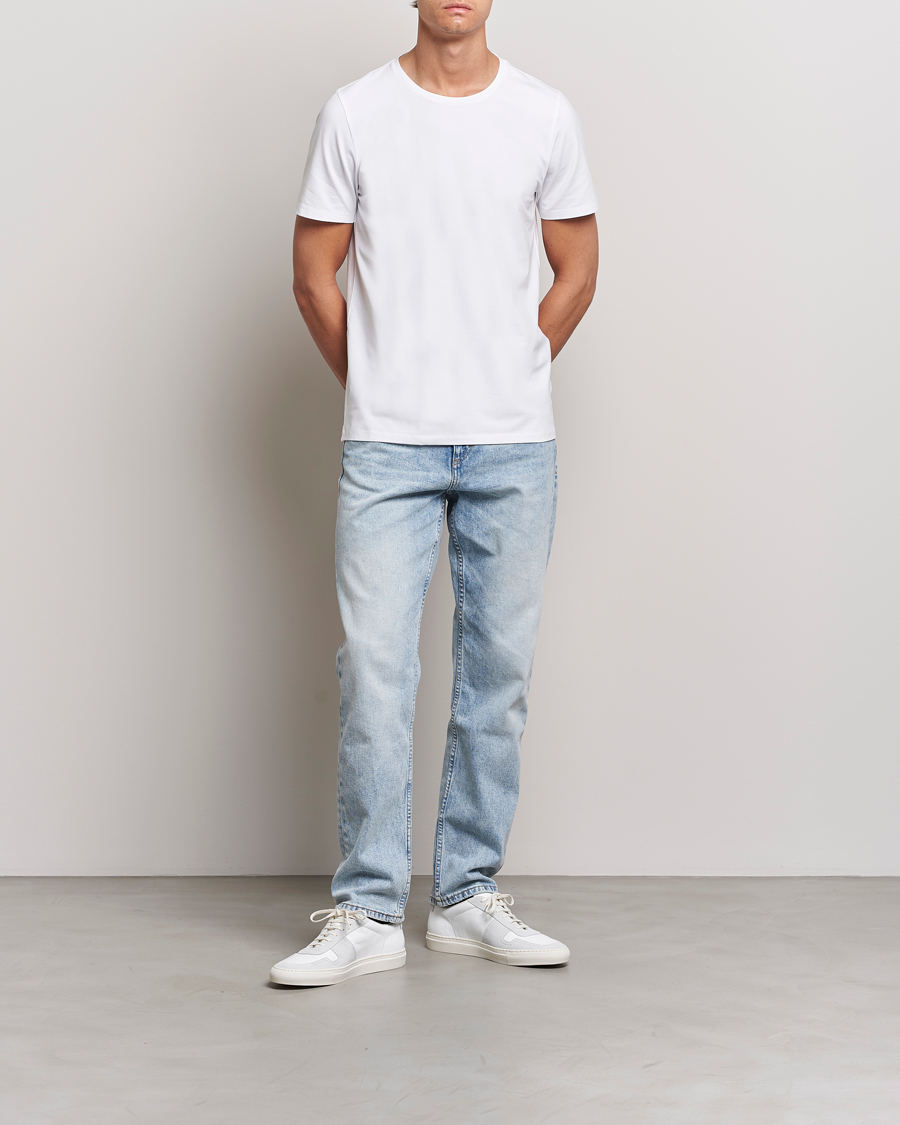 Homme | T-shirts | Oscar Jacobson | Kyran Cotton T-shirt S-S White
