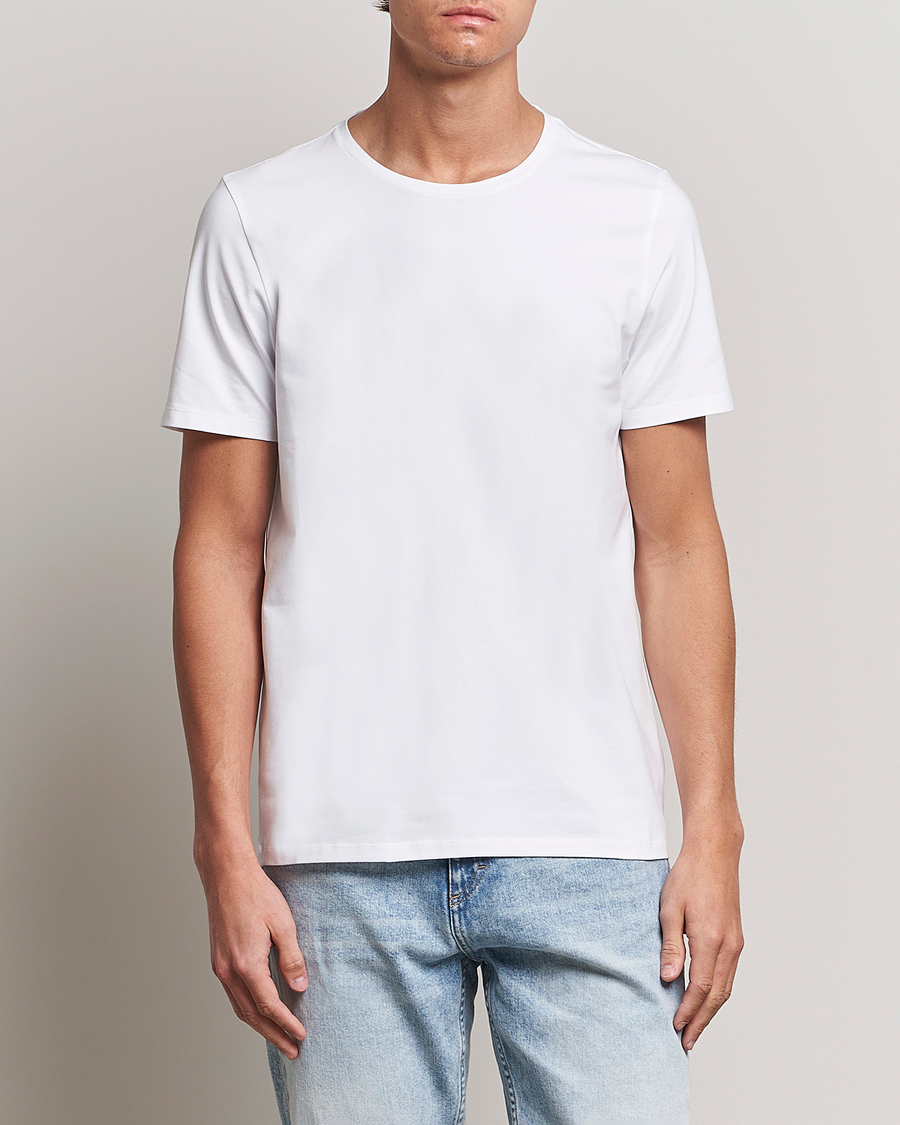 Homme | T-shirts | Oscar Jacobson | Kyran Cotton T-shirt S-S White