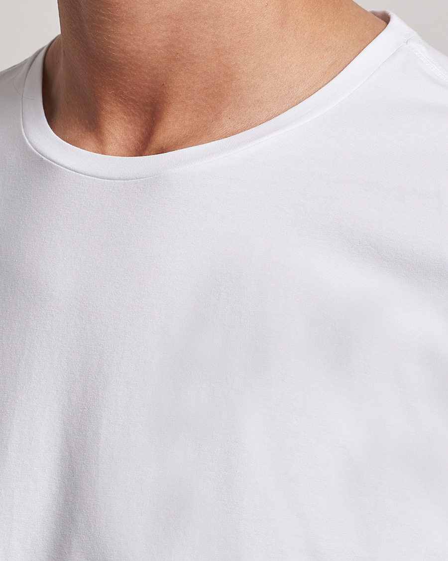 Homme | T-shirts | Oscar Jacobson | Kyran Cotton T-shirt S-S White