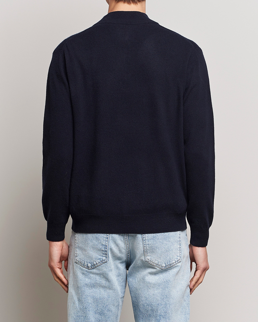Homme | Pulls Et Tricots | Oscar Jacobson | Patton Wool Half-Zip Navy