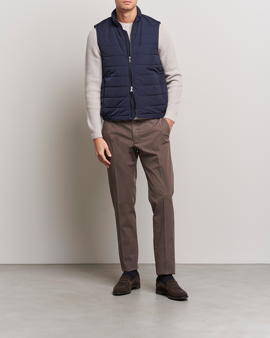 Homme | Gilets | Oscar Jacobson | Liner Evo Waistcoat Blue