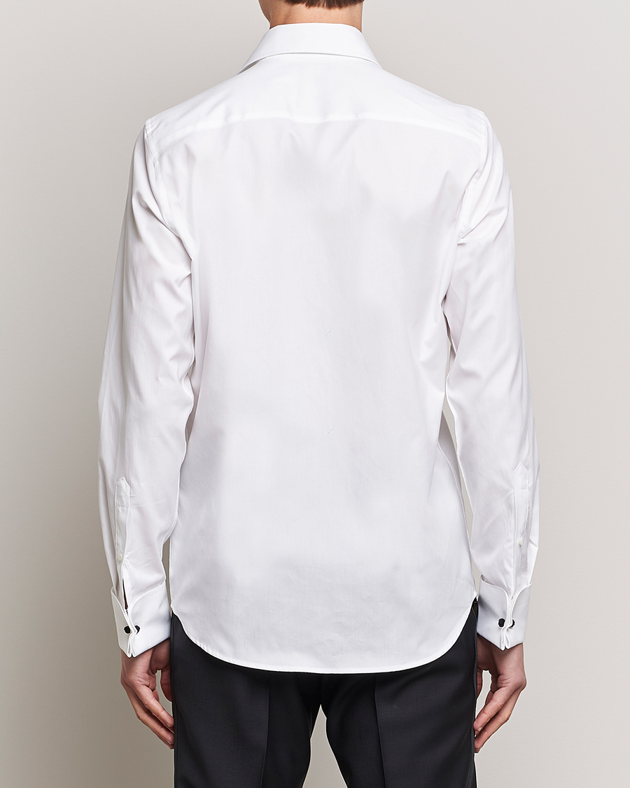 Homme | Chemises | Oscar Jacobson | Slim Fit Cut Away Tuxedo Double Cuff White