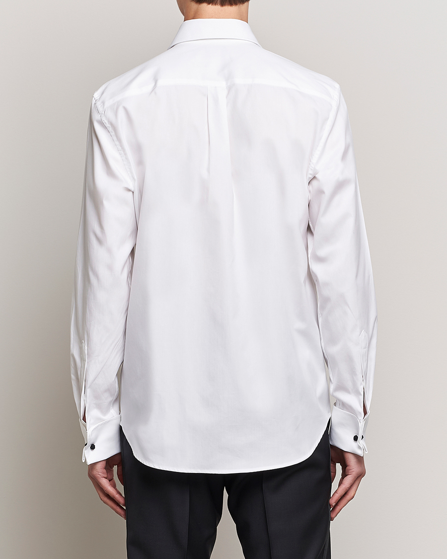 Homme | Chemises | Oscar Jacobson | Reg Fit Cut Away Tuxedo Double Cuff White