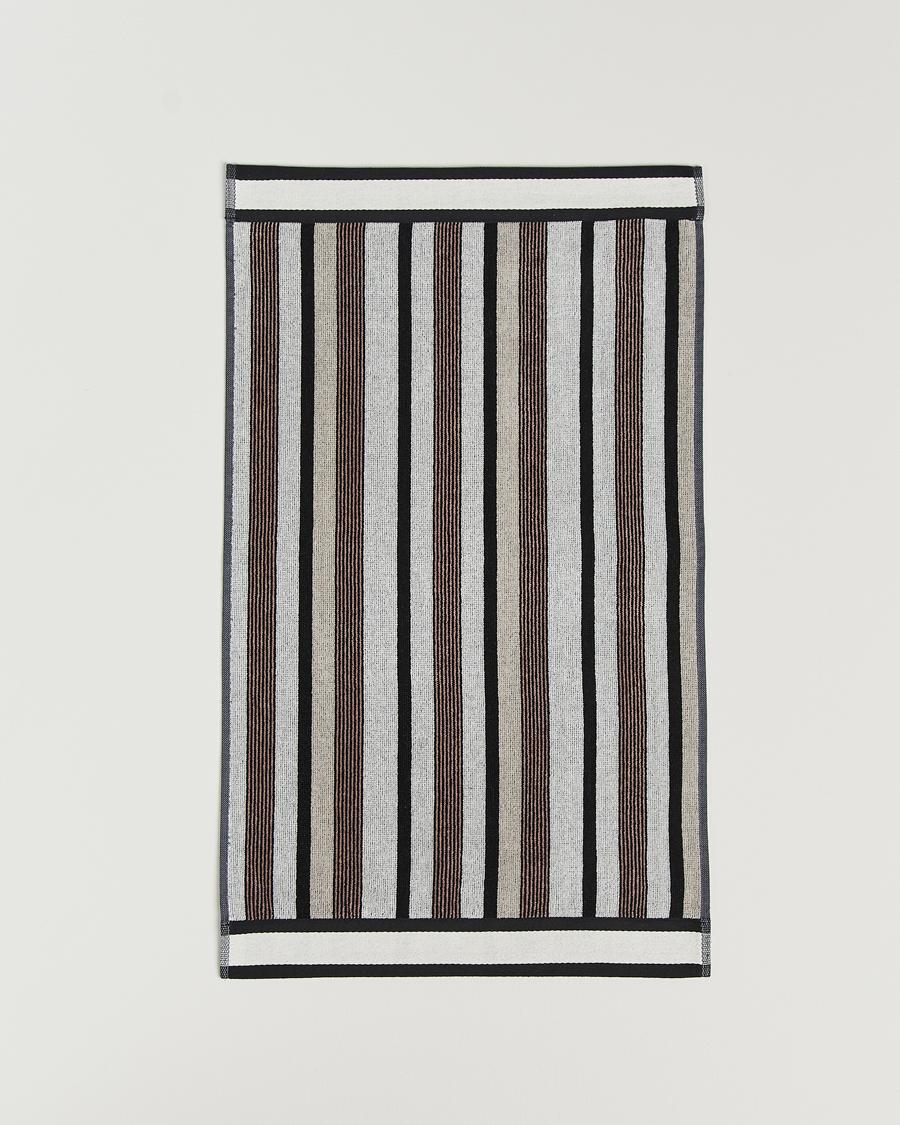 Homme | Tissus | Missoni Home | Craig Hand Towel 40x70cm Grey/Black