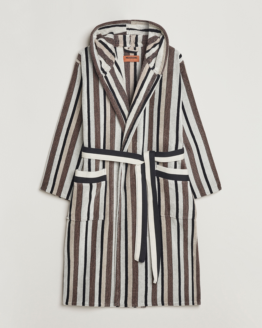 Homme | Peignoirs Et Pyjamas | Missoni Home | Craig Bathrobe Grey/Black