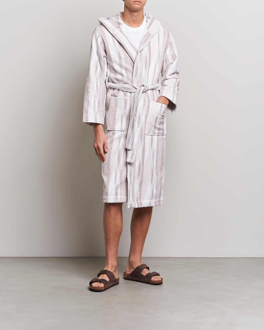Homme | Peignoirs Et Pyjamas | Missoni Home | Clint Bathrobe Beige/White