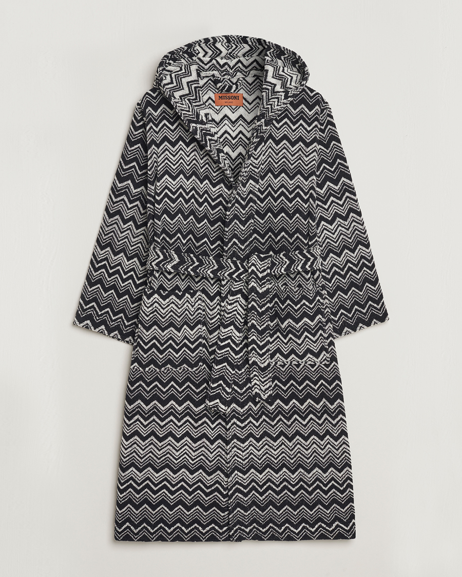 Homme | Peignoirs Et Pyjamas | Missoni Home | Keith Bathrobe Grey/Black