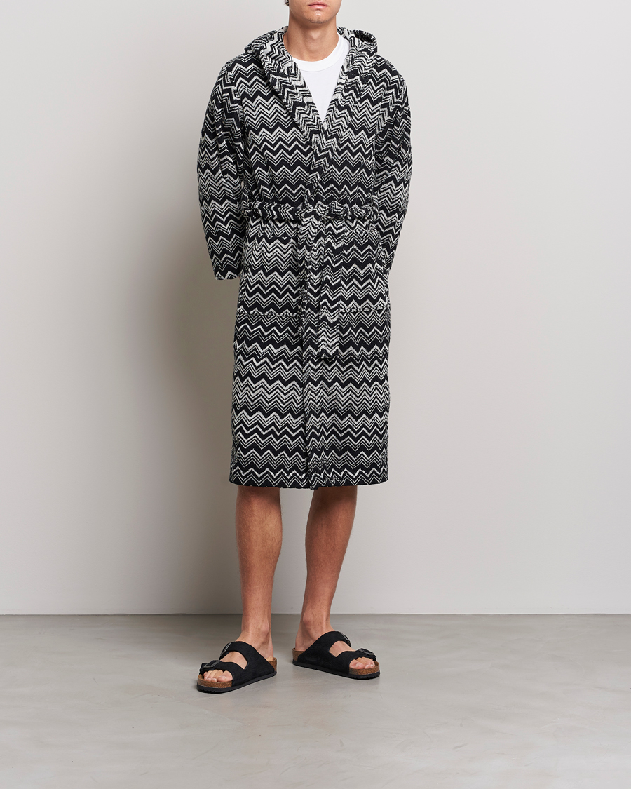 Homme | Peignoirs Et Pyjamas | Missoni Home | Keith Bathrobe Grey/Black