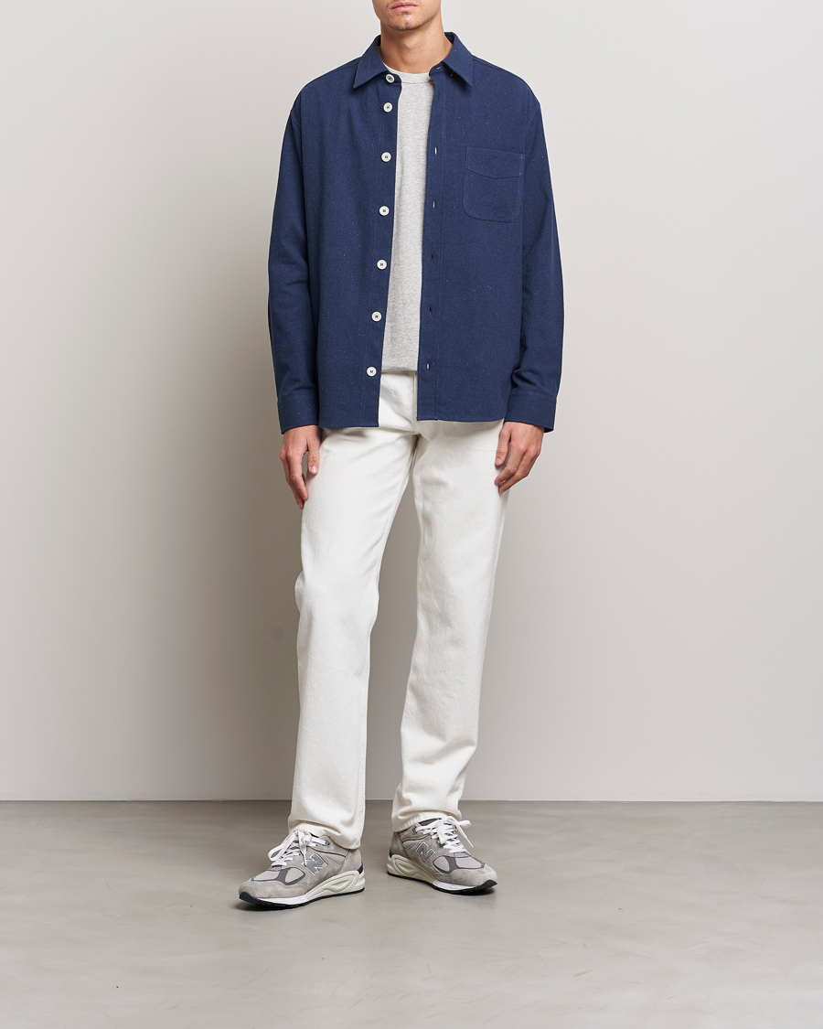 Homme | Chemises | A.P.C. | Aston Overshirt Navy