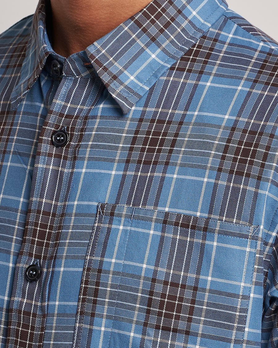 Homme | Chemises | A.P.C. | Graham Checked Overshirt Clear Blue