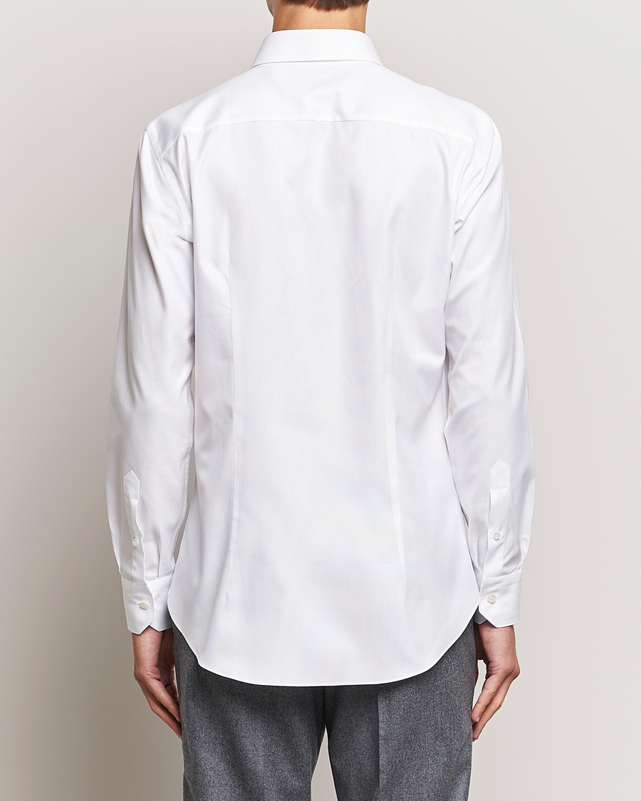 Homme | Chemises | Brioni | Slim Fit Royal Oxford Dress Shirt White