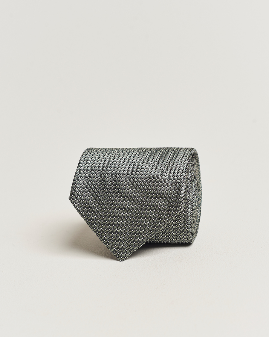 Homme | Brioni Jacquard Silk Tie Sage | Brioni | Jacquard Silk Tie Sage