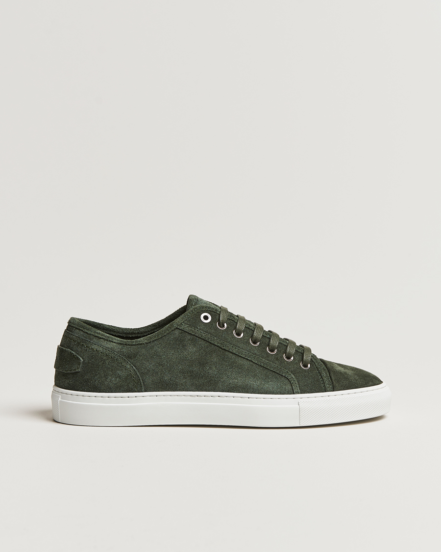 Homme | Brioni Casetta Suede Sneakers Green | Brioni | Casetta Suede Sneakers Green