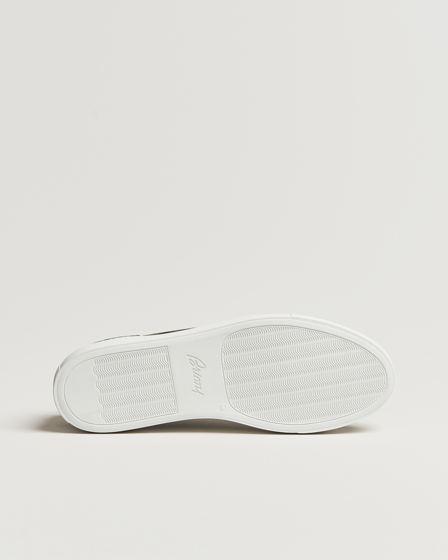 Homme | Brioni Casetta Suede Sneakers Green | Brioni | Casetta Suede Sneakers Green