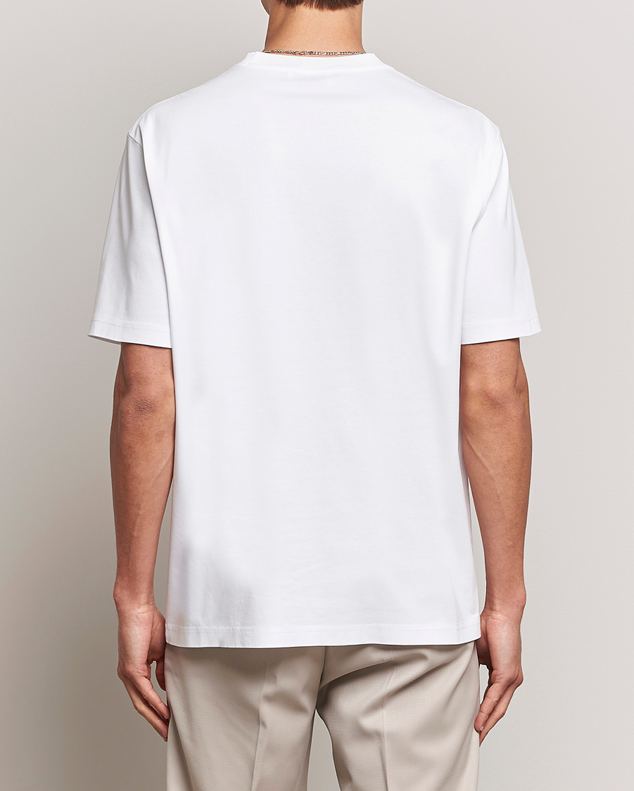 Homme | T-shirts | Lanvin | Curb Logo T-Shirt Optic White