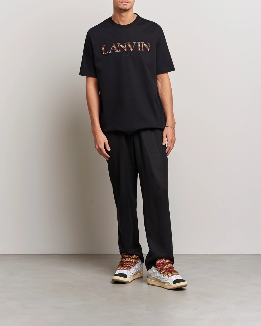 Homme | T-shirts | Lanvin | Curb Logo T-Shirt Black