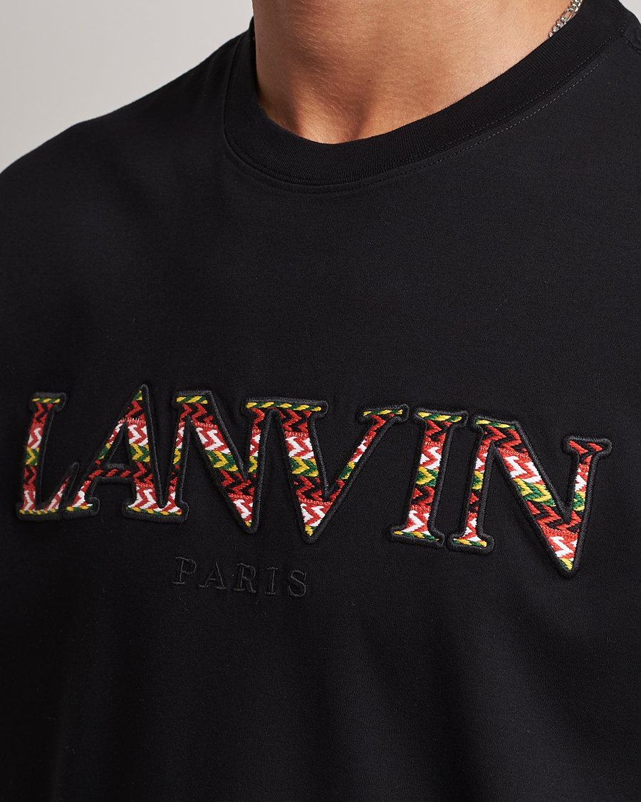 Homme | T-shirts | Lanvin | Curb Logo T-Shirt Black