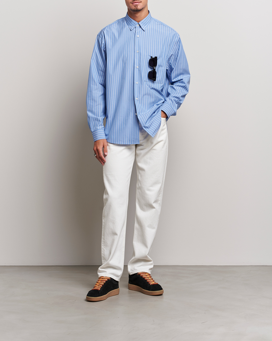 Homme | Chemises | Lanvin | Oversize Casual Shirt Blue/White