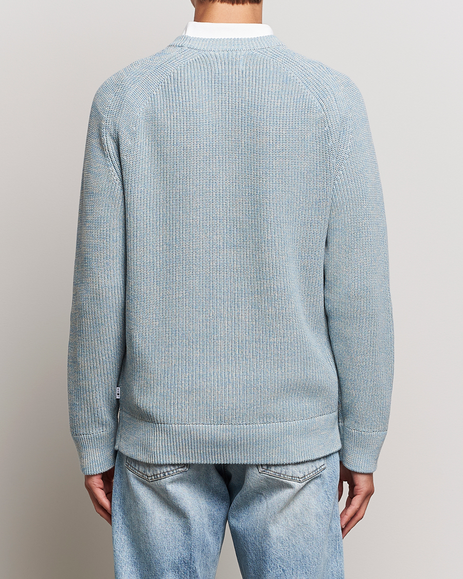 Homme | Pulls Et Tricots | NN07 | Jacobo Organic Cotton Knitted Sweater Ashley Blue Mel